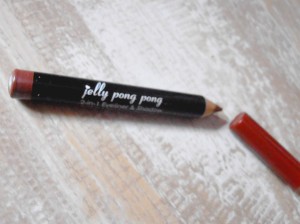 Jelly pong pong crayon bronze Birchbox détail